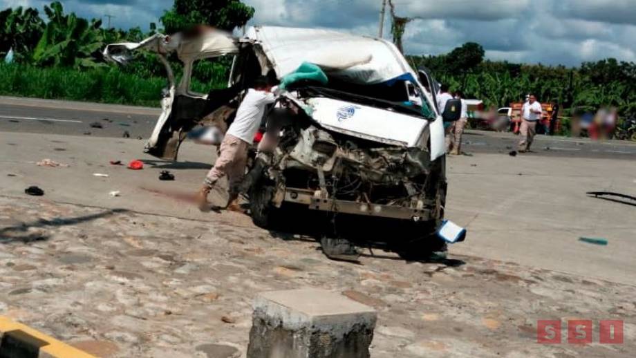 Nueve migrantes hospitalizados tras accidente; cinco mexicanos y tres venezolanos Susana Solis Informa