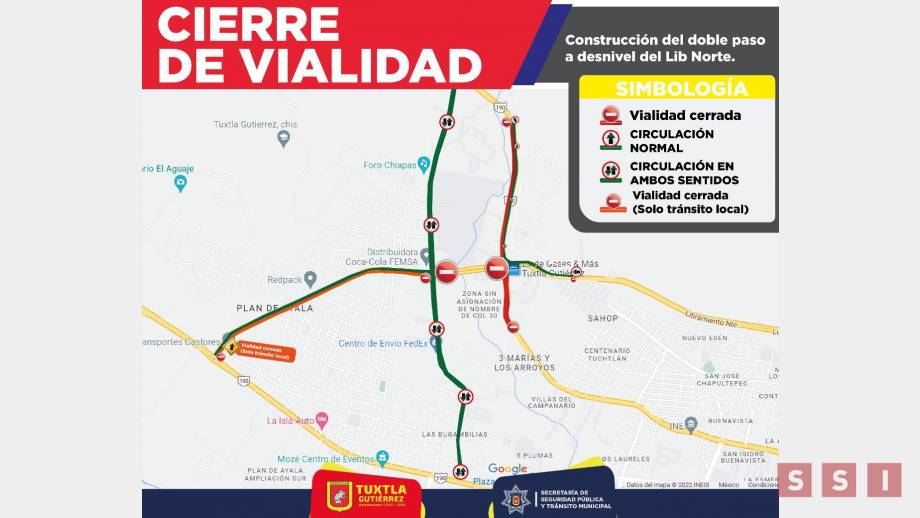 Vías alternas por cierre indefinido de Libramiento Norte - Susana Solis Informa