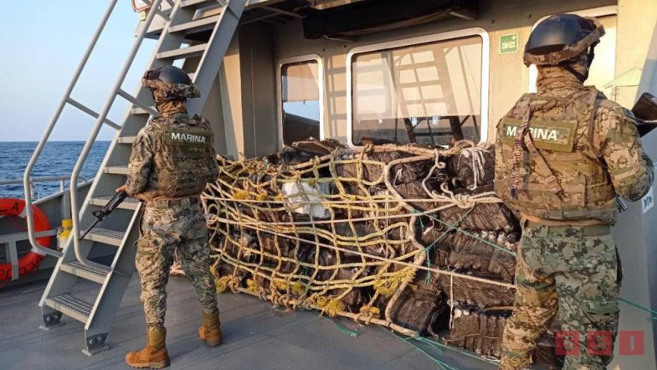 Marina asegura 312 kilogramos de cocaína en Costa de Chiapas * Susana Solis Informa