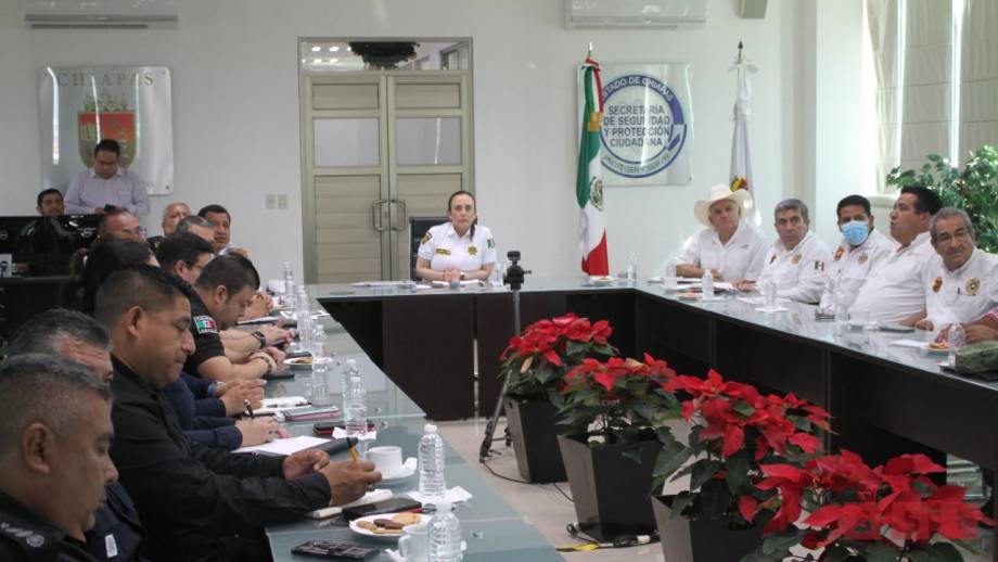 Presenta Grupo Interinstitucional Plan de Seguridad para la Feria Chiapas de Corazón 2022 - Susana Solis Informa
