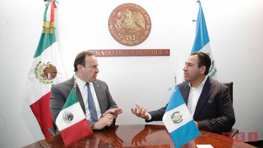 Recibe Eduardo Ramírez en el Senado a embajador de Guatemala en México - Susana Solis Informa