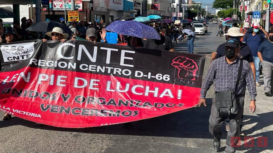 Marchan maestros para pedir justicia tras la muerte de Paola Yasmín - Susana Solis Informa
