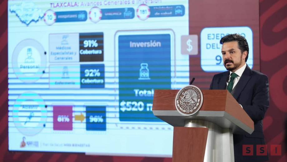 Informa Zoé Robledo avances generales e inversión en Plan de Salud IMSS-Bienestar en siete entidades del país - Susana Solis Informa