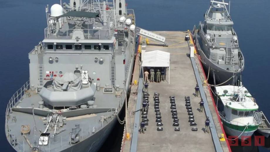 Semar asegura casi una tonelada de cocaína en Chiapas - Susana Solis Informa