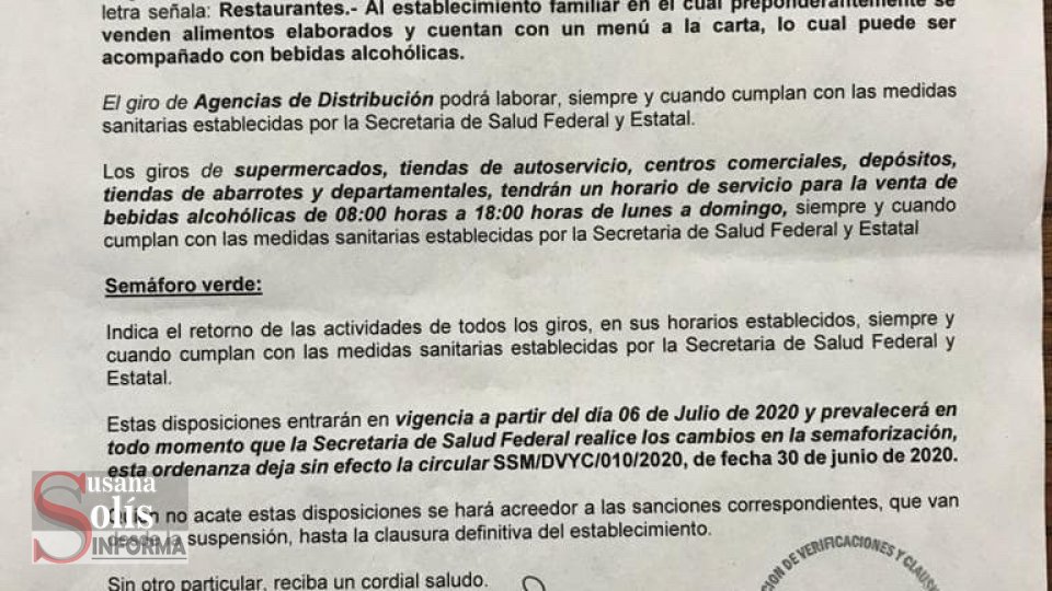 La normalidad dependerá del semáforo epidemiológico que emita salud Federal