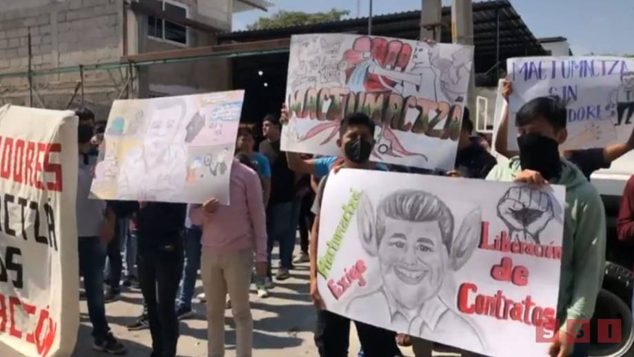 Piden trabajadores de la Normal Mactumactzá ser recontratados - Susana Solis Informa