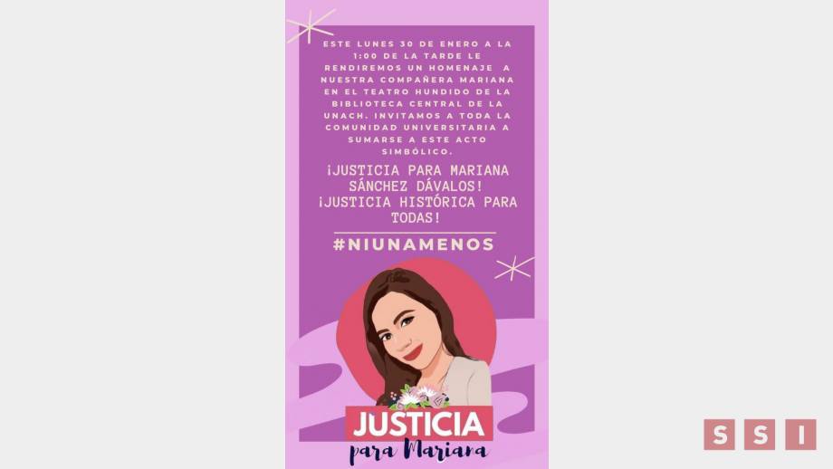 MAÑANA SE CUMPLEN dos años del feminicidio de la Dra. Mariana; el caso sigue sin esclarecerse: Colectivas feministas - Susana Solis Informa