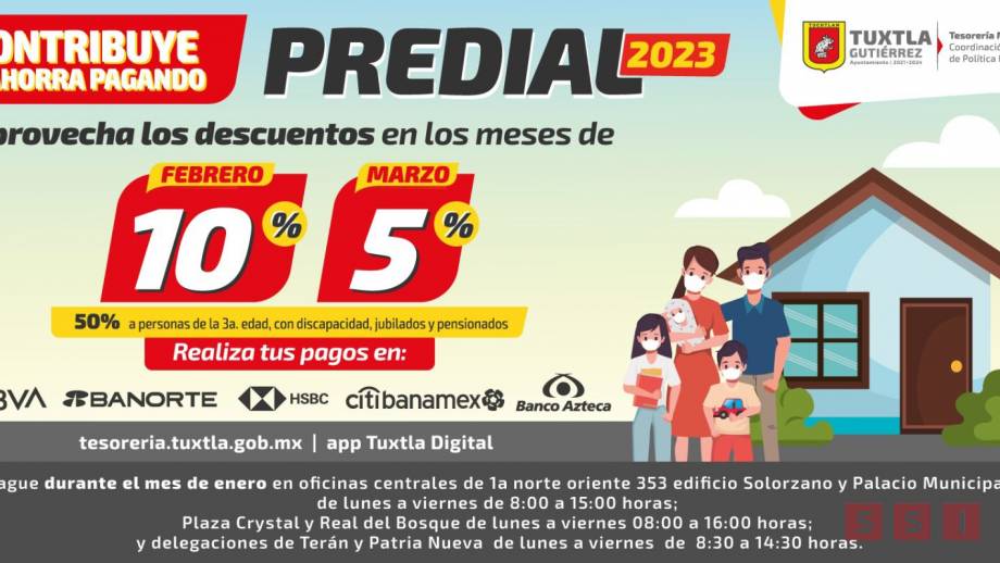 Destaca Carlos Morales que programa de descuentos para pago predial 2023 continúa - Susana Solis Informa