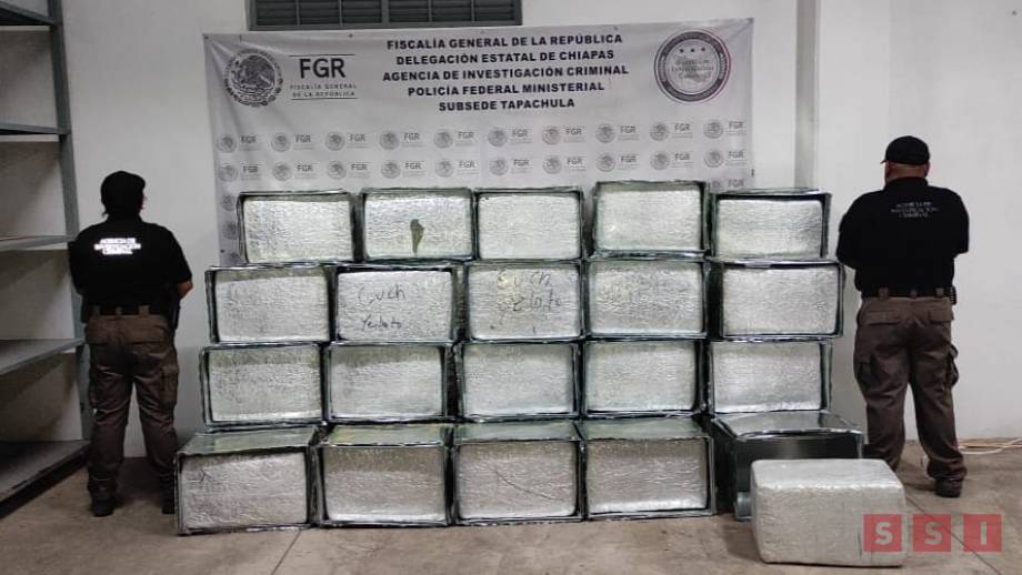 Aseguran más de 600 kilos de marihuana en Tapachula Susana Solis Informa
