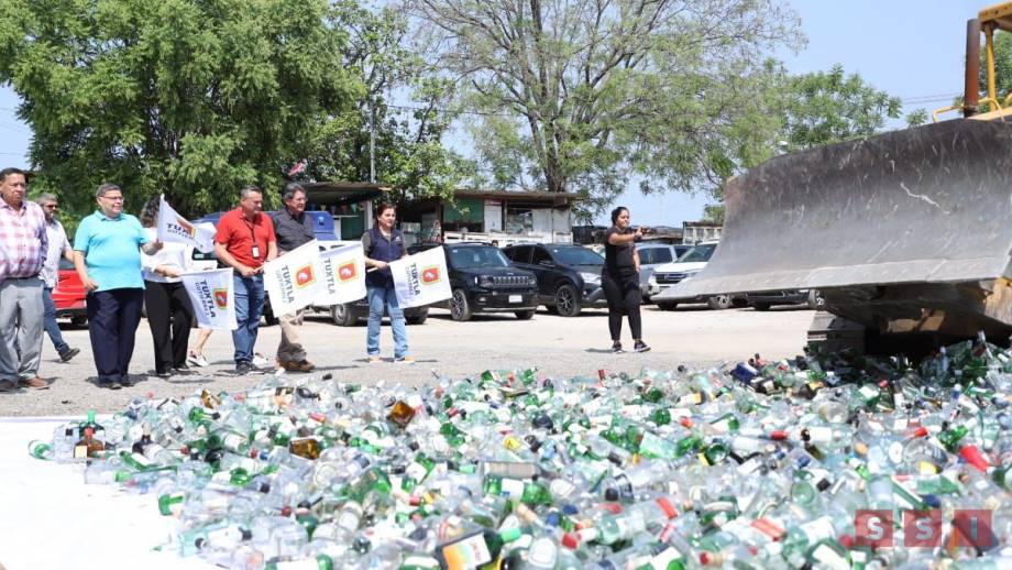 Destruye Ayuntamiento de Tuxtla Gutiérrez 25 mil botellas vacías - Susana Solis Informa