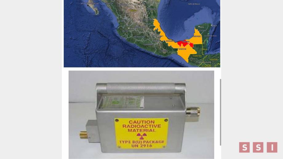 ALERTAN en Chiapas, Tabasco y Veracruz por fuente radiactiva robada - Susana Solis Informa