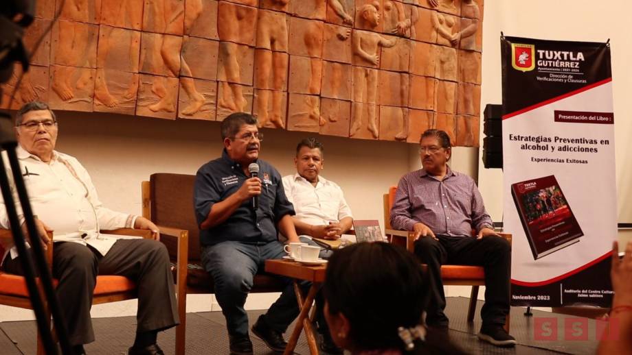 Ayuntamiento de Tuxtla edita libro contra las adicciones Susana Solis Informa