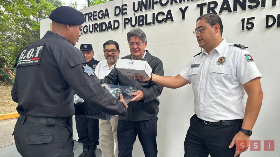 Mejoras en la Seguridad: Entrega de Uniformes y Equipos en Tuxtla - Susana Solis Informa