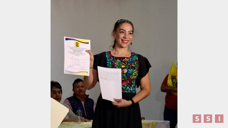 SE REGISTRA Olga Luz Espinosa como precandidata del PRD al gobierno de Chiapas - Susana Solis Informa