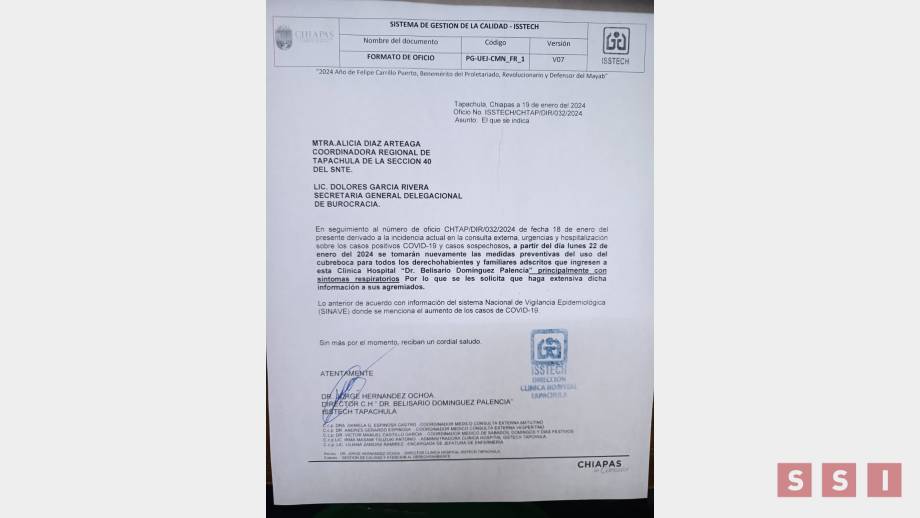 REPUNTAN casos de COVID-19 en Chiapas; fallece una persona - Susana Solis Informa