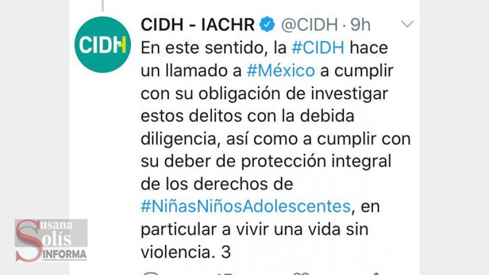 El organismo monitorea los casos de menores desaparecidos