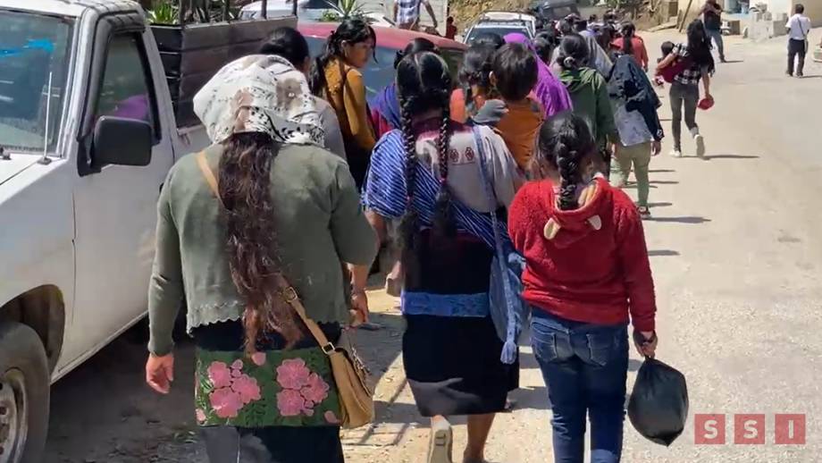 HUYEN más pobladores de Chenalhó por posible violencia - Susana Solis Informa