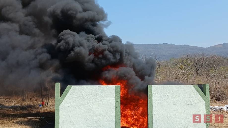 INCINERA FGR en Chiapas dos toneladas de drogas - Susana Solis Informa