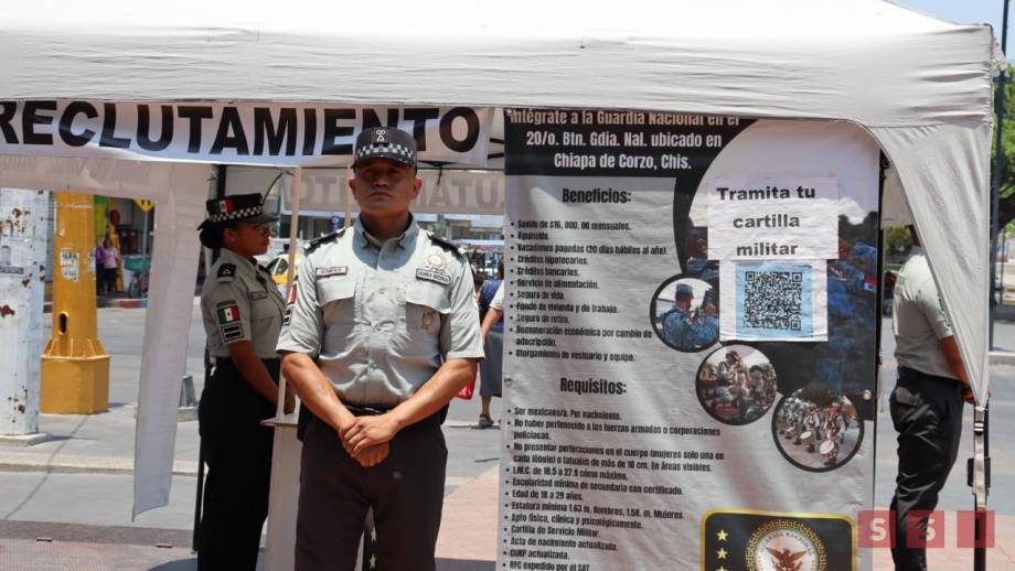 OFERTAN 400 vacantes de la Guardia Nacional en Chiapas - Susana Solis Informa