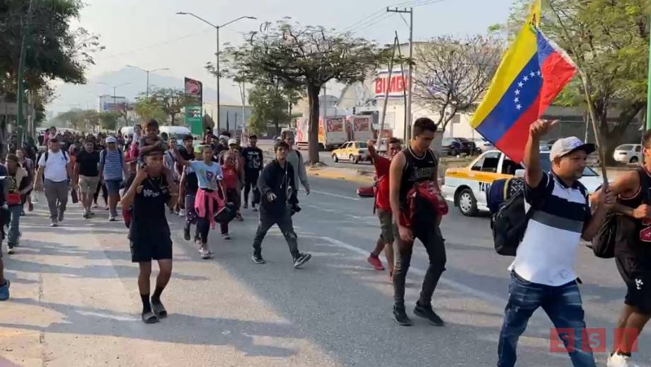 Nueva Caravana Migrante sale de Tuxtla Gutiérrez - Susana Solis Informa