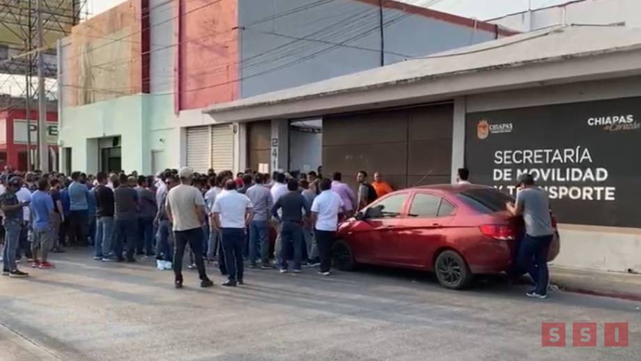 PROTESTAN transportistas de DIDI y UBER Susana Solis Informa