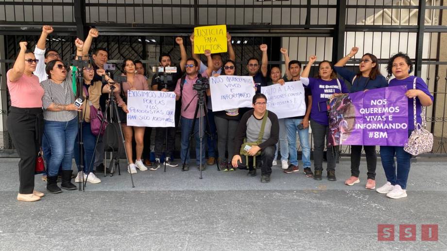 PROTESTAN periodistas por muerte de comunicador en Cintalapa Susana Solis Informa