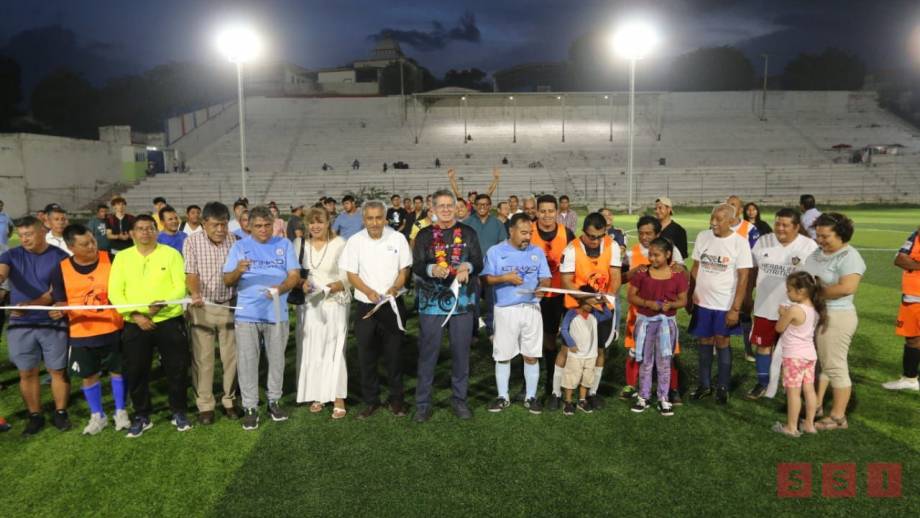 INAUGURAN nuevo dren pluvial en Estadio Flor de Sospó - Susana Solis Informa