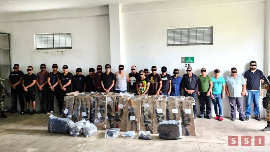 VINCULAN a proceso a 21 personas detenidas con armas en Chiapas - Susana Solis Informa