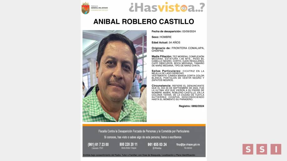 CONFIRMAN desaparición de alcalde electo de Comalapa en Chiapas Susana Solis Informa