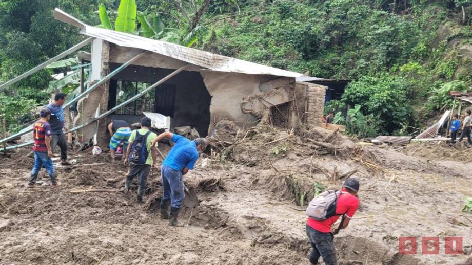 DECENAS de viviendas afectadas por las lluvias en Chiapas Susana Solis Informa