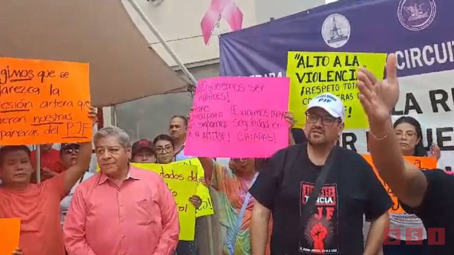 TRABAJADORAS del Poder Judicial de la Federación son agredidas por policías de la FGE; cese a las agresiones exigen - Susana Solis Informa