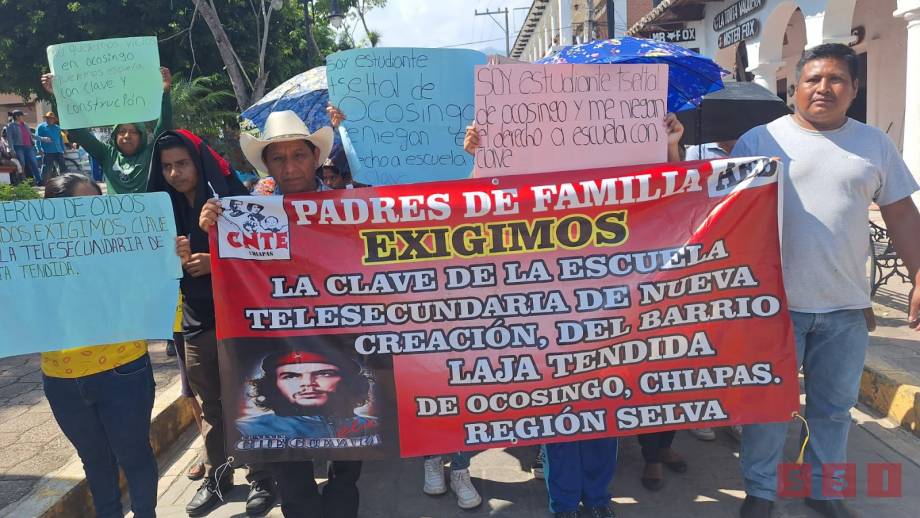 MARCHAN en Ocosingo para pedir claves en escuelas secundarias - Susana Solis Informa