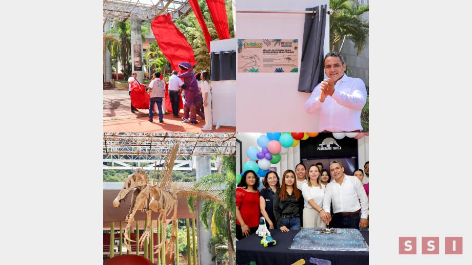 Helmer Ferras presenta espectacular réplica de Spinosaurus de 12 metros en el MUCH Susana Solis Informa