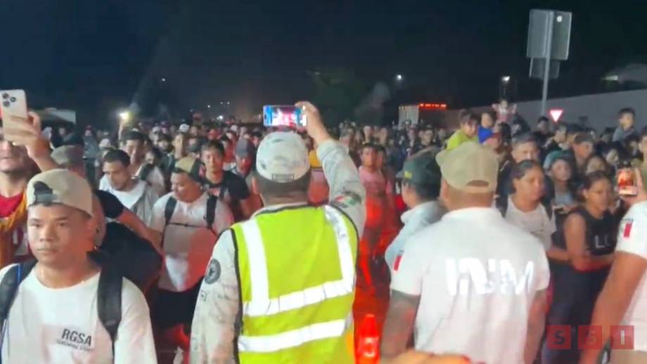 SALE de la Frontera Sur caravana “La Peregrinación”; son más de dos mil migrantes - Susana Solis Informa