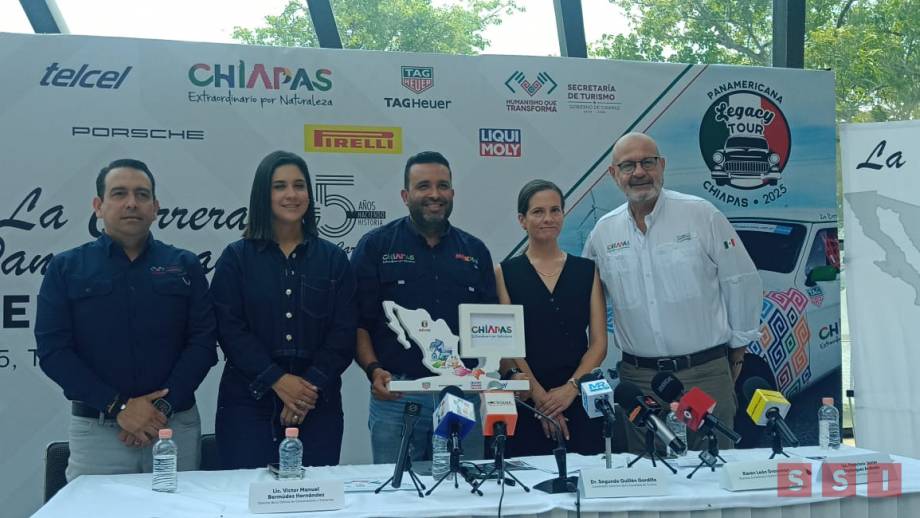 Chiapas será sede de una gran fiesta automovilística con la Carrera Panamericana 2025 Susana Solis Informa