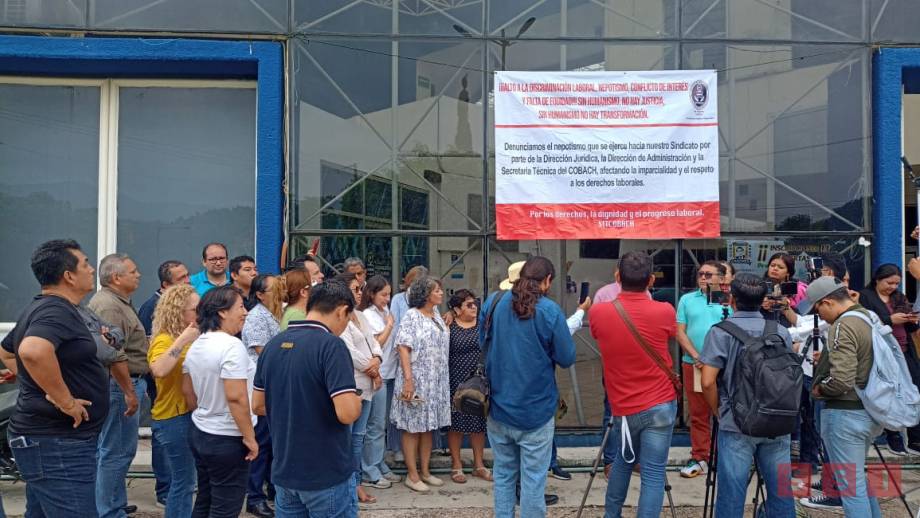 DENUNCIAN trabajadores del COBACH discriminación laboral - Susana Solis Informa
