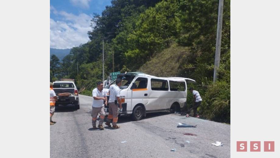 10 heridos y un muerto, deja trágico accidente en Motozintla - Susana Solis Informa