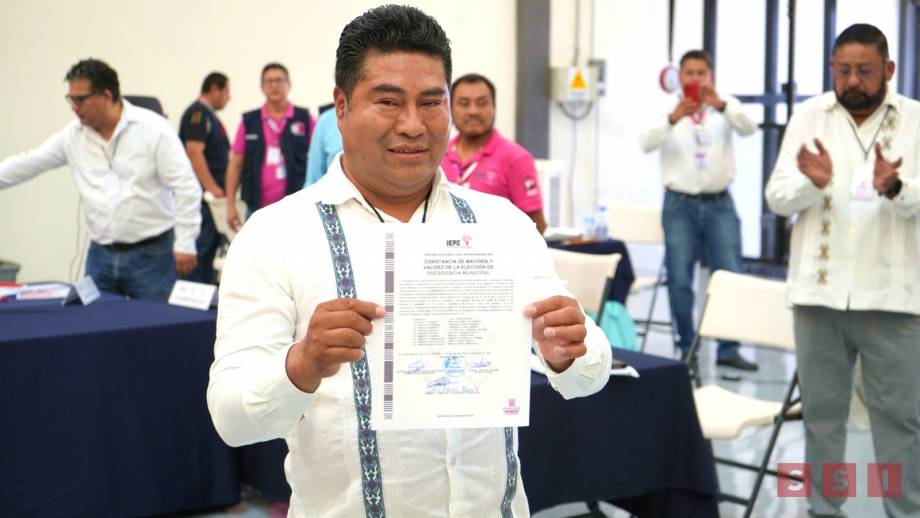 Entrega IEPC constancia de mayoría y validez a ganador de la presidencia municipal de Pantelhó - Susana Solis Informa