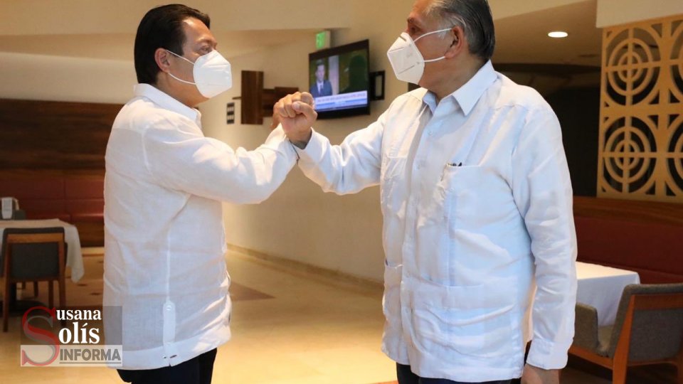 Se reúne Mario Delgado con gobernador de Tabasco Adán Augusto