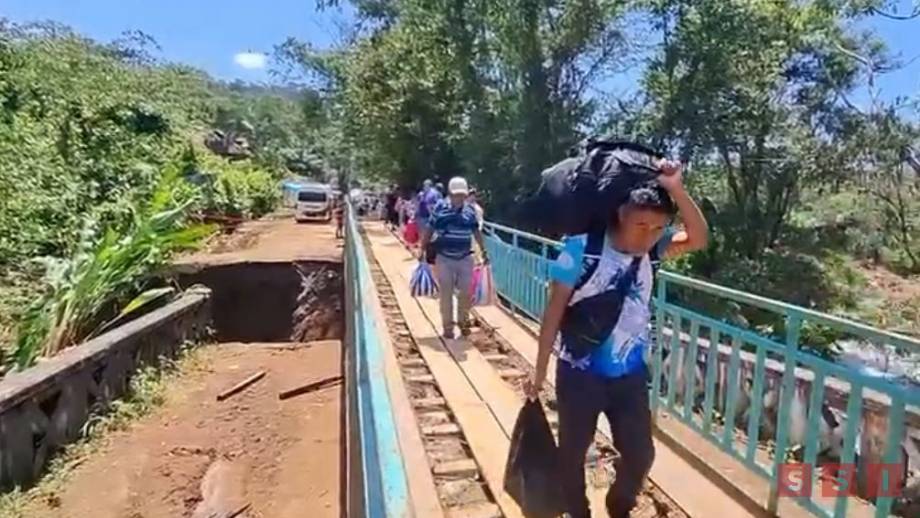 Retienen a cafetalero del Soconusco para exigir a alcalde Yamil Melgar reparación de puente Susana Solis Informa