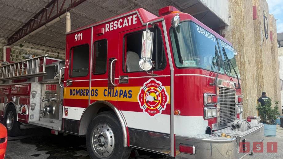 Susana Solis Informa Más de 35 emergencias a la semana: Bomberos de Tuxtla en máxima vigilancia por vacaciones