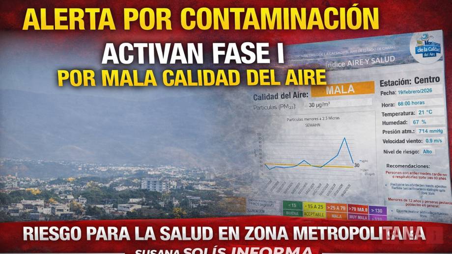 ACTIVAN Fase I por mala calidad del aire en la Zona Metropolitana - Susana Solis Informa