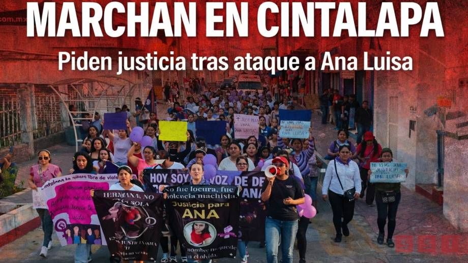 Susana Solis Informa Marchan en Cintalapa para exigir justicia por Ana Luisa