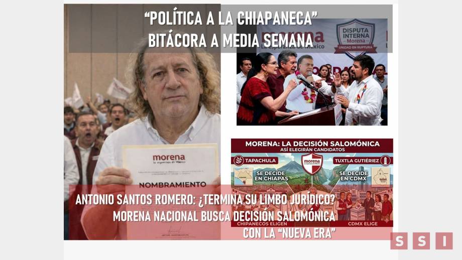 Movimientos clave en el tablero político de Chiapas - Susana Solis Informa