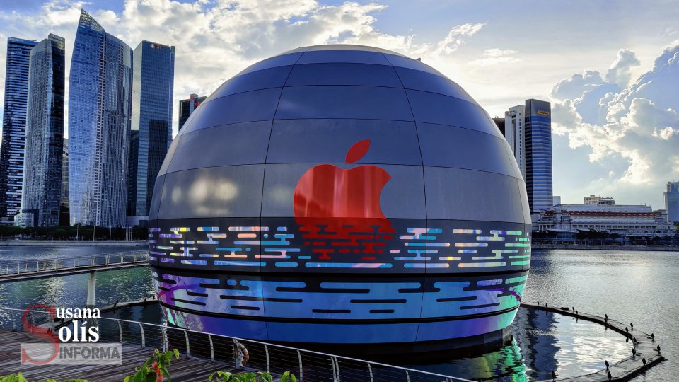 Apple abrirá su primera tienda 'flotante' en el mundo: será una bella esfera brillante Susana Solis Informa