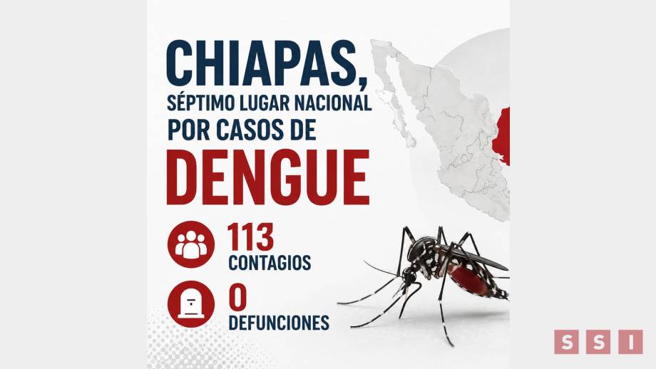 Chiapas baja al séptimo lugar por casos de dengue - Susana Solis Informa