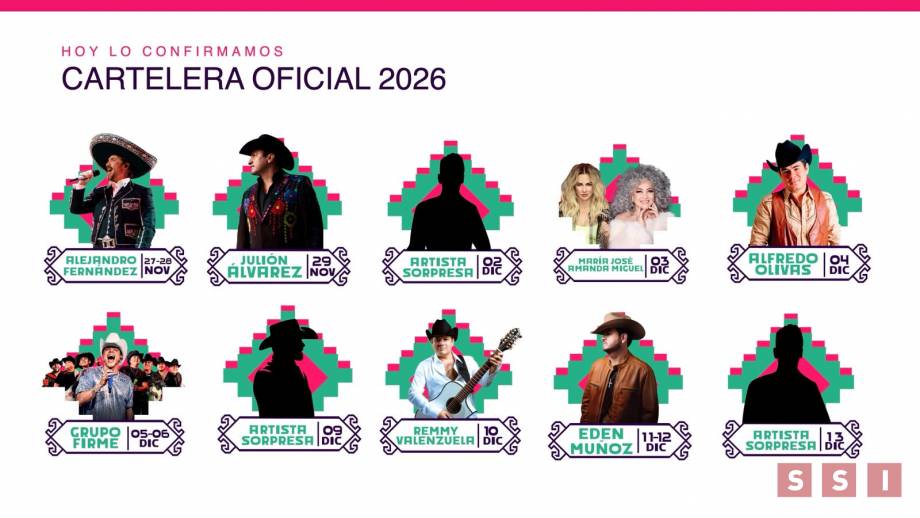 Cartelera del Palenque Fiesta Chiapas 2026