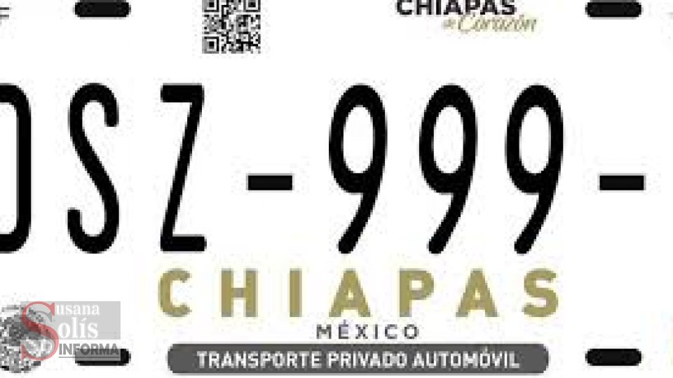 CONMINA Hacienda en Chiapas a realizar canje de placas sin recargos Susana Solis Informa