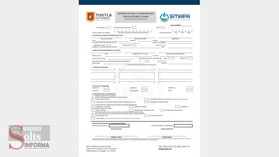 SMAPA hace un llamado a no dejarse sorprender, NO piden pagos anticipados