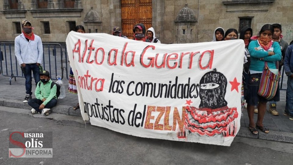 INDÍGENAS de Chiapas protestas en el Zócalo de CdMx Susana Solis Informa